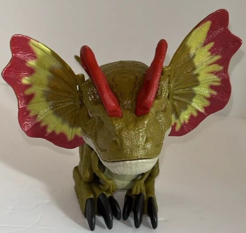 JURASSIC WORLD DOMINION Rowdy Roars Uncaged DILOPHOSAURUS Interactive Dinosaur - Picture 9 of 11