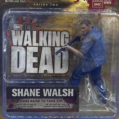Figurine McFarlane Toys - Shane Walsh, The Walking Dead, Série 2, Neuve Sous Blister