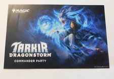 Magic The Gathering Tarkir Dragonstorm Commander Party Aids Official Promo MTG