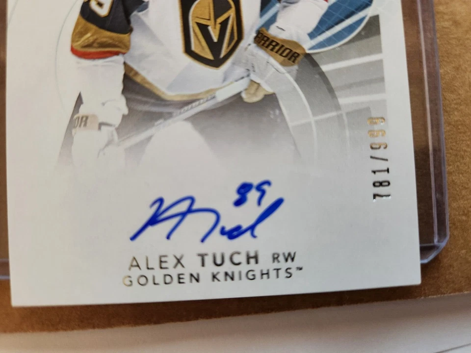 *LOOK-READ* 2017-18 SP AUTHENTIC ALEX TUCH #119 FUTURE WATCH AUTO RC /999 - Image 2 of 4