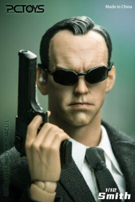 New PCTOYS PC026 1/12 The Matrix Agent Smith Hugo Weaving 6'' Male Action Figure