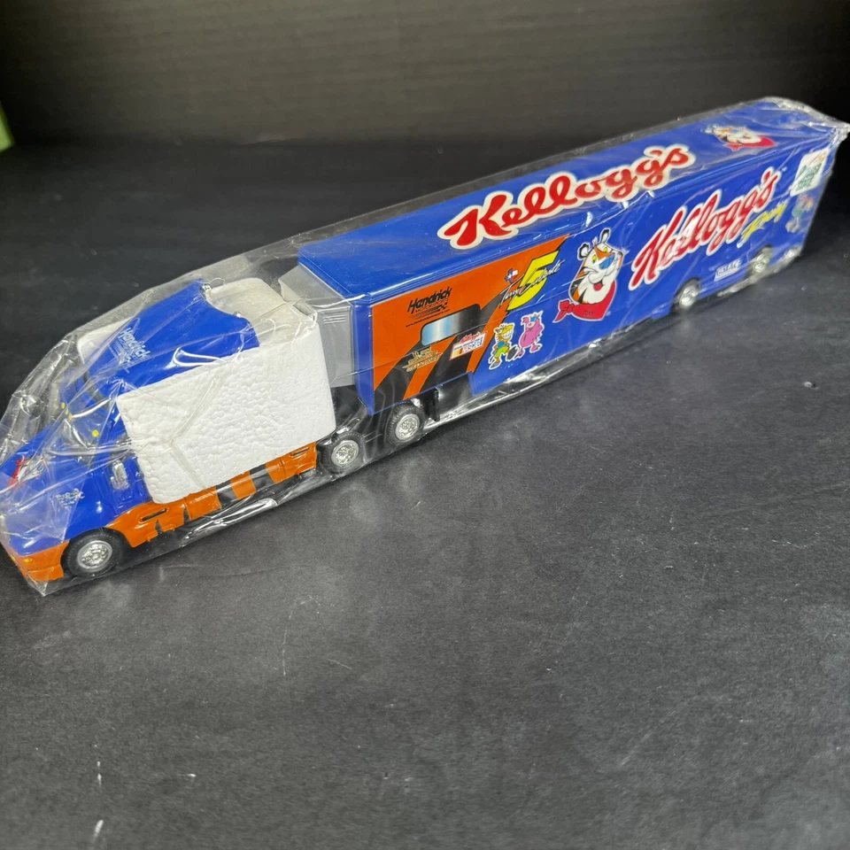 Semirremolque transportador Kelloggs Racing Tony Tiger 1996 LaBonte #5 Nascar sellado Foto 2 de 4