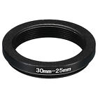 30mm-25mm Metal Step Down Ring, Camera Lens Filter Adapter Ring Black