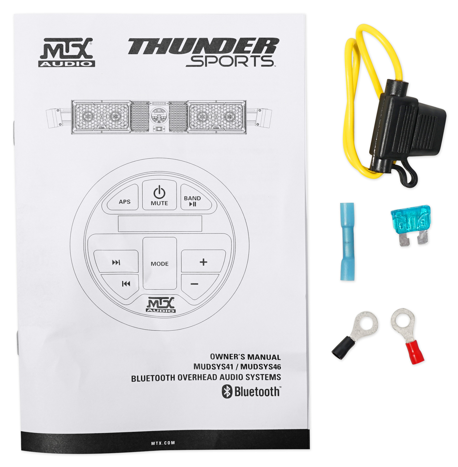 Морская звуковая панель Rollcage с 4 динамиками Rollcage Soundbar System Bluetooth для Polaris General