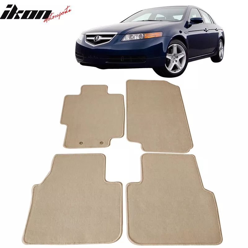 Fits 04 08 Acura TL Car Auto Floor Mats Nylon Carpet Liners Front