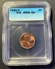 1958 D LINCOLN CENT PCGS MS-66 RD RED WHEAT PENNY 1C