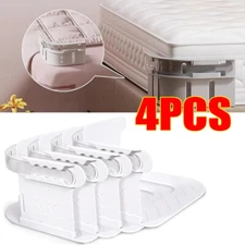 4PCS Lock Sheet Holders Keep Sheets Tight Heavy Duty Straps Fit All Mattresses