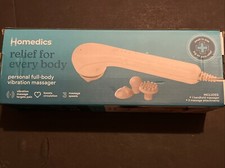 Homedics VIBRATION MASSAGER relief for every body personal full body 3 Speed