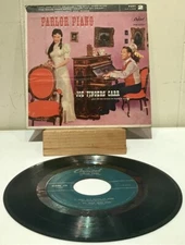 7" JOE FINGERS CARR Parlor Piano Ragtime 45 w PS 1956 Capital ‎EAP 2 698