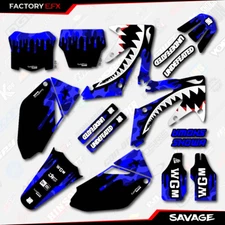 Blue Savage Racing Camo Graphics kit fits Honda Crf250 06-09 Crf 250 Decal