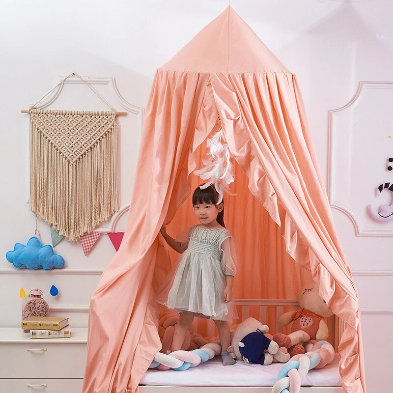 Princess Baby Mosquito Net for Crib Bed Canopy Hanging Dome Curtain Play  Tent