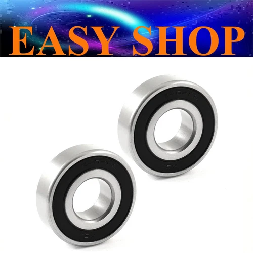 2x 6204RS 20mm x 47mm x 14mm Deep Groove Ball Bearing Double Sealed Roller Axle