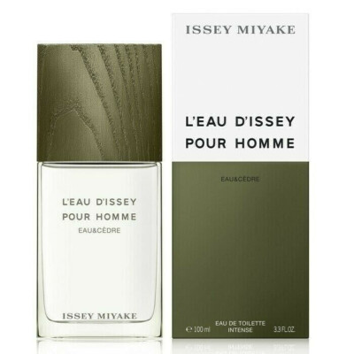 EAU CEDRE-ISSEY MIYAKE-EDT INTENSE-SPRAY-3.3 OZ-100 ML-AUTHENTIC-MADE IN FRANCE