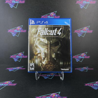 Refurbished Fallout 4 PS4 PlayStation 4 + Poster Complete - Excellent Cond