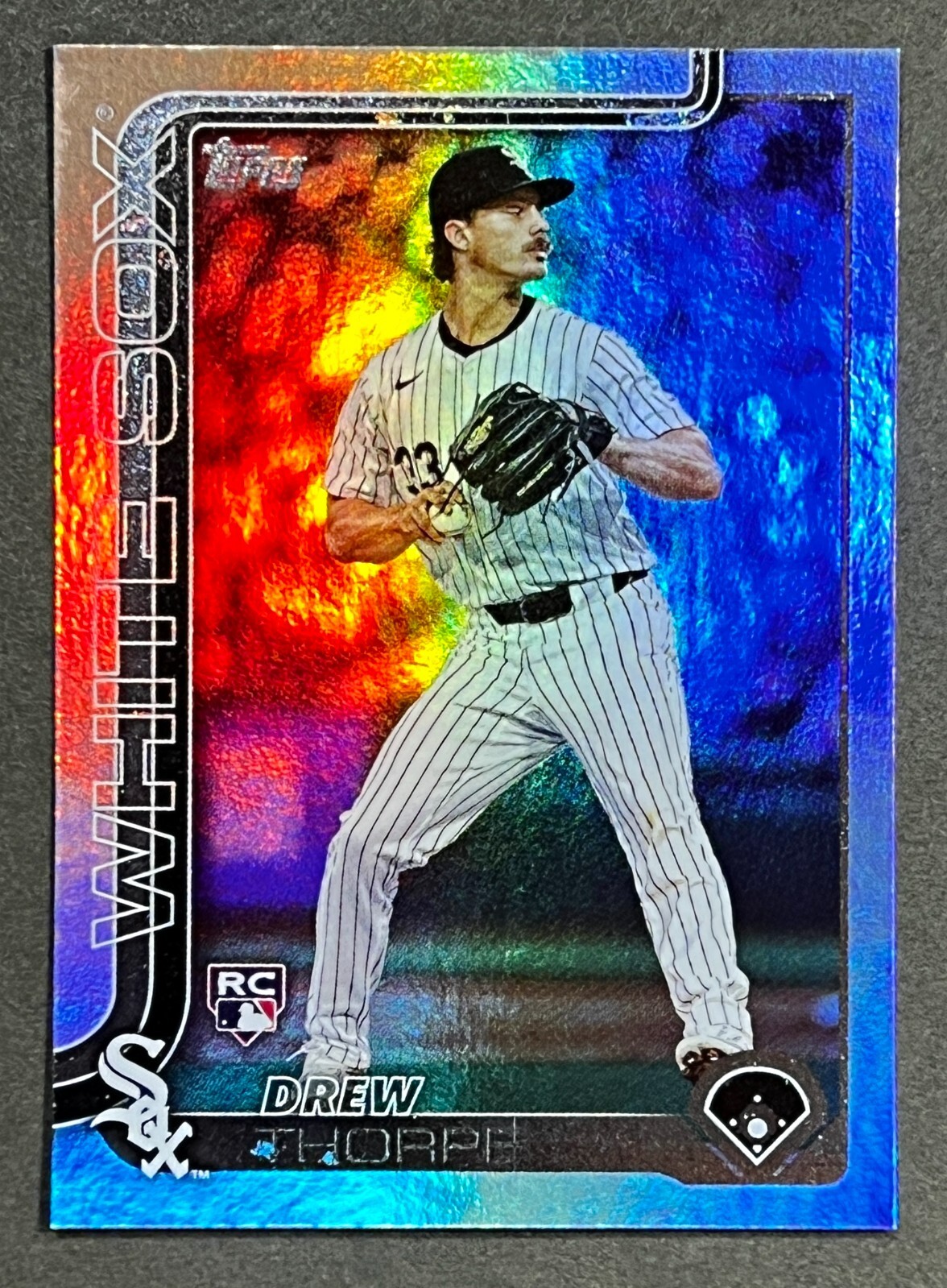 2025 Topps Series 1 - Rainbow Foil Parallel #320 Drew Thorpe White Sox  (RC)