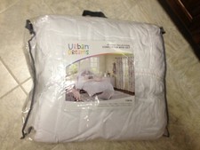 White Twin 2 Piece Comforter Set Comforter and Sham Machine Washable