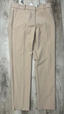 Talbots Womans Hampshire Ankle Pant Camel Tan Quiet Luxury Size 8 Long New