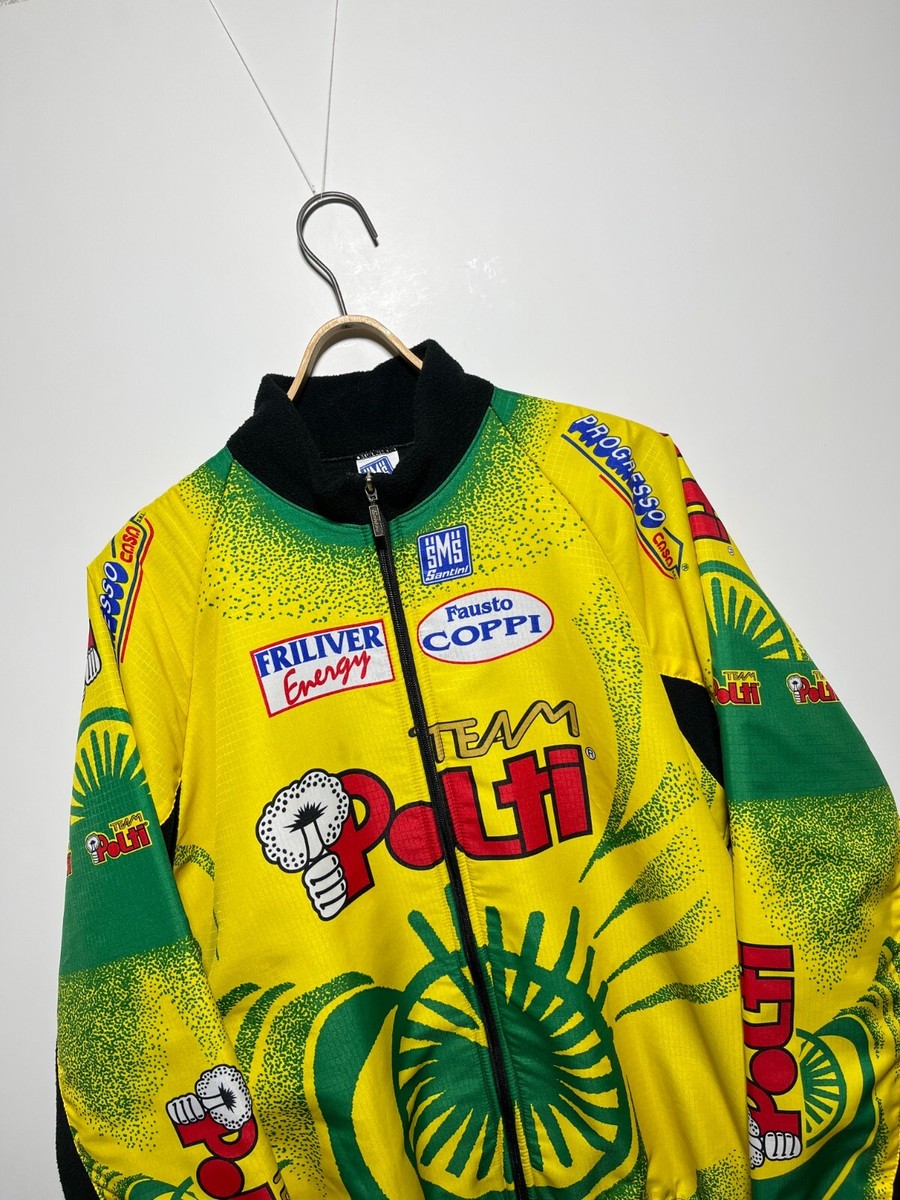 Vintage SMS Santini Polti Team Cycling Fleece Jacket Size XXL | eBay