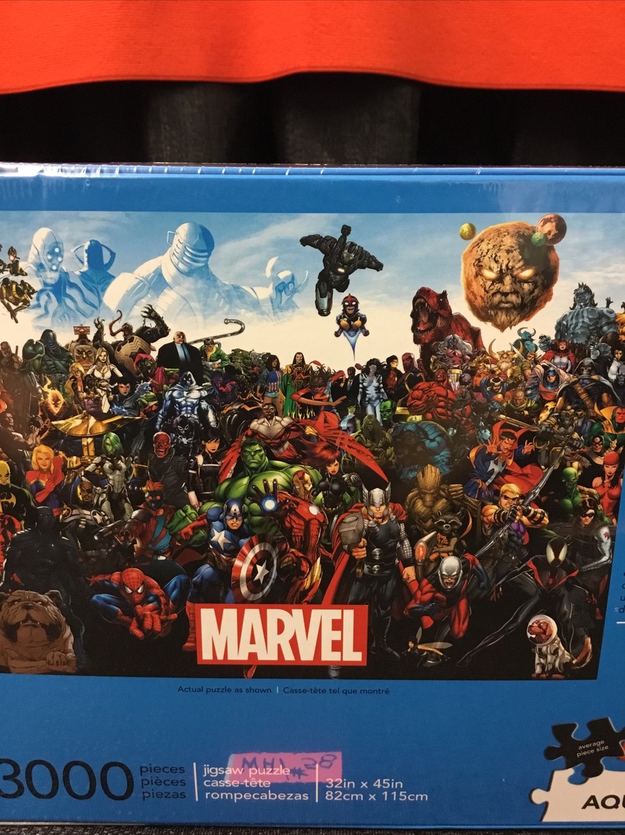 Aquarius Marvel Characters 3000 Piece Jigsaw Puzzle