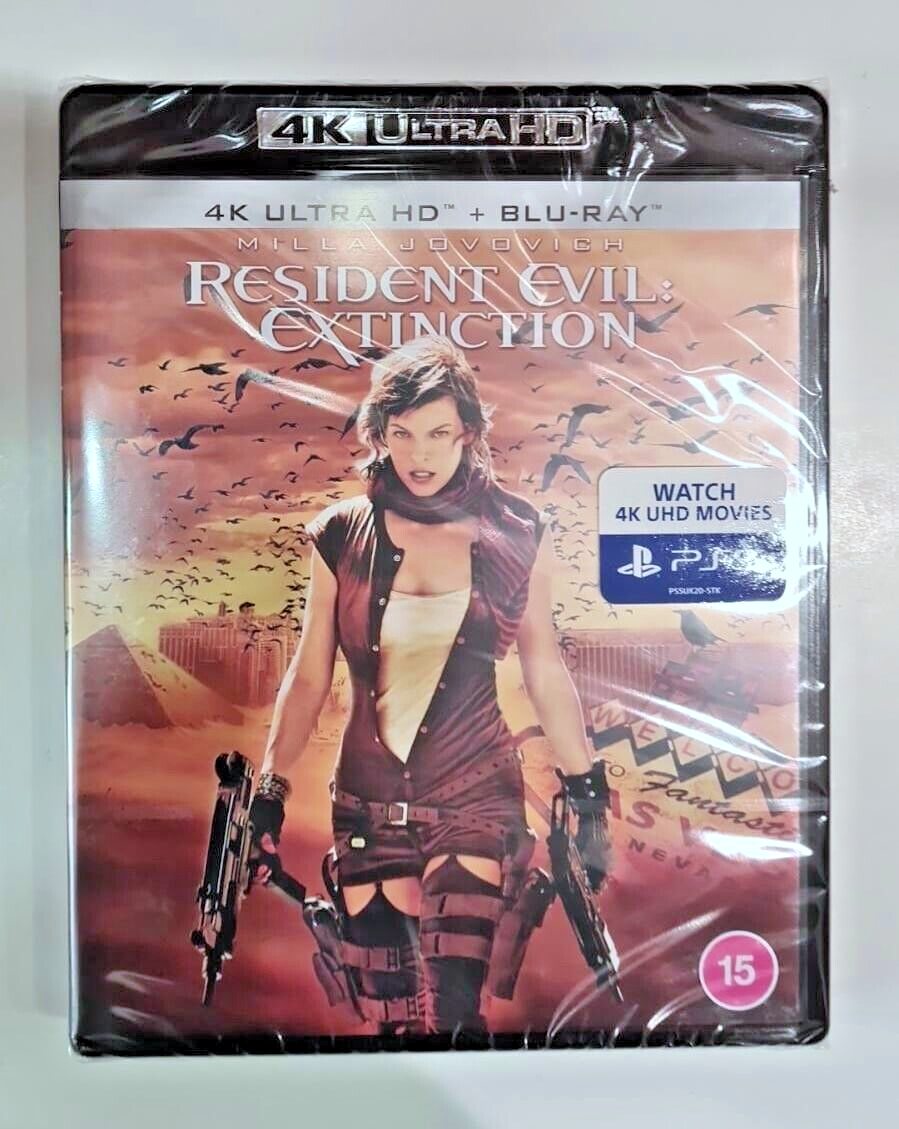 4K UHD BLU-RAY    RESIDENT EVIL EXTINCTION      BRAND NEW SEALED UK STOCK