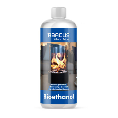 (14,90 /L) Bioethanol, Ethanol, Spiritus, Brennspiritus   ABACUS Bioethanol 1 L