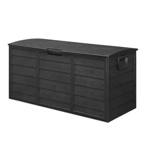 75gal 280L Outdoor Garden Plastic Storage Deck Box Chest Tools Cushions Box NEW - Picture 5 of 10