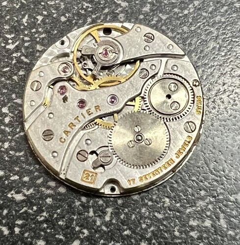 orig CARTIER watch movement manual 