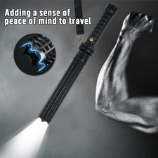Bright Baseball Bat LED Flashlights Waterproof Powerful Aluminium for Emergency