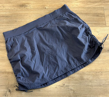 Columbia Anytime Casual Skort Women's XXL Blue Stretch Pockets Gathered Sides