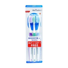 New Sensodyne - Sensitive - Soft Toothbrush x 3 Pack