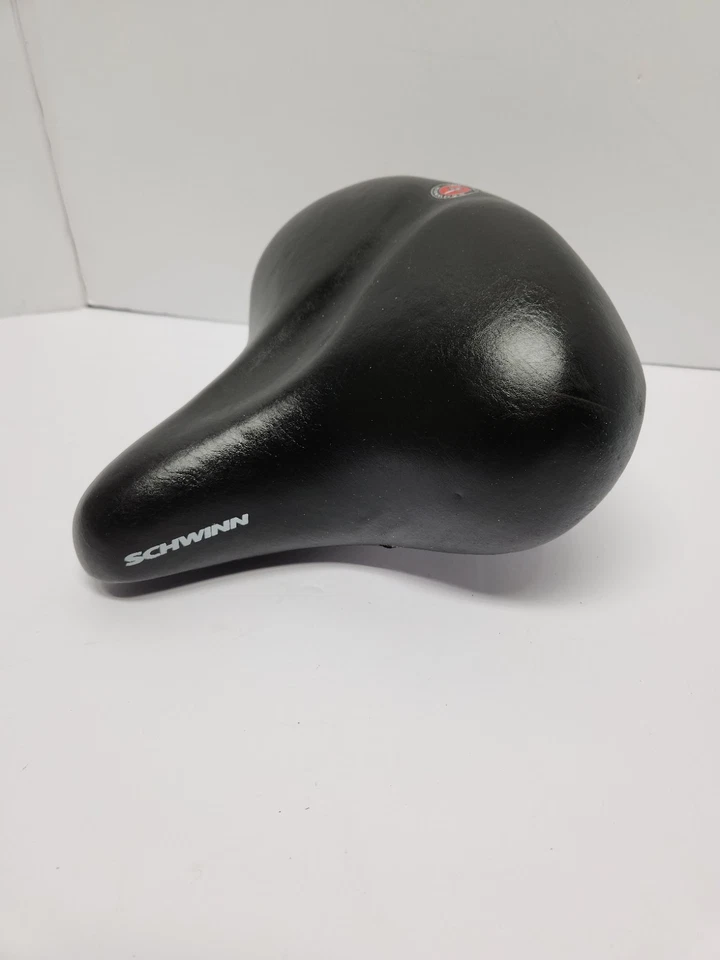 Седло велосипедное сиденье Schwinn 10 x 8 дюймов черное для круизных велосипедов - Изображение 4 из 4