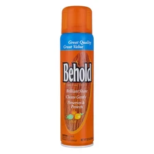 4 Pack Behold Furniture Polish Aerosol, Citrus, 12.5 oz