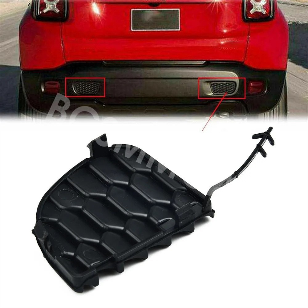 Rear Bumper Tow Hook Eye Cap Cover OE 735645726 Fit For Jeep Renegade 2015-2019