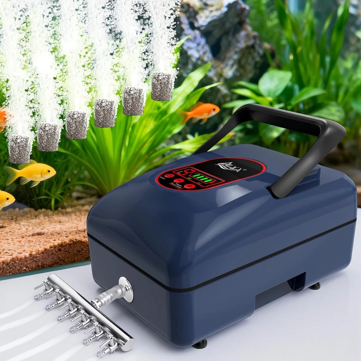 Pompe D'Aérateur De Réservoir De Poissons, Pompes À Air D'Aquarium