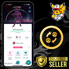 Pok mon Go  Non Shiny Gigantamax Grimmsnarl  Instant/Ultra Friends Trade 