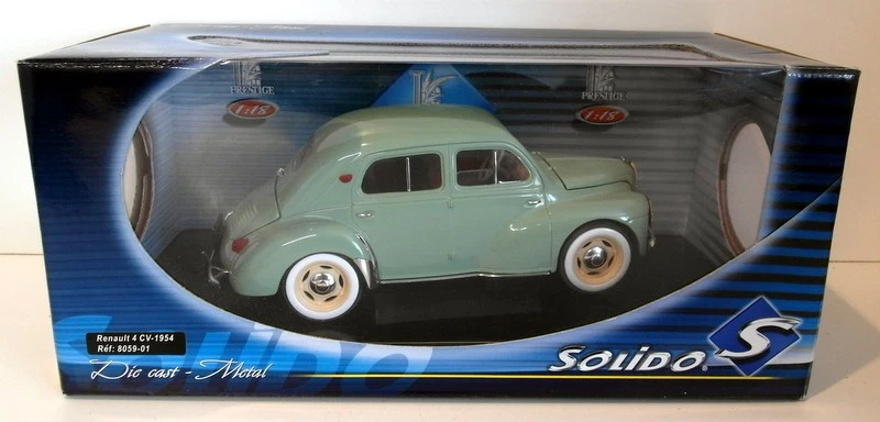 Solido 1/18 Scale - 8059-01 Renault 4CV 1954 Green - Image 3 of 3