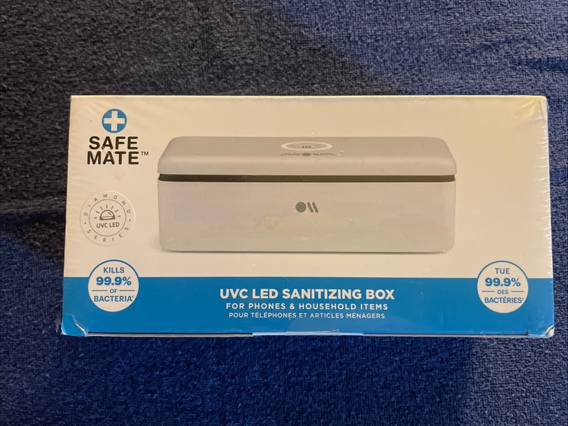 UVC LED Sanitizing Box - SAFE MATE - For Phones and Other Household Items - NEW