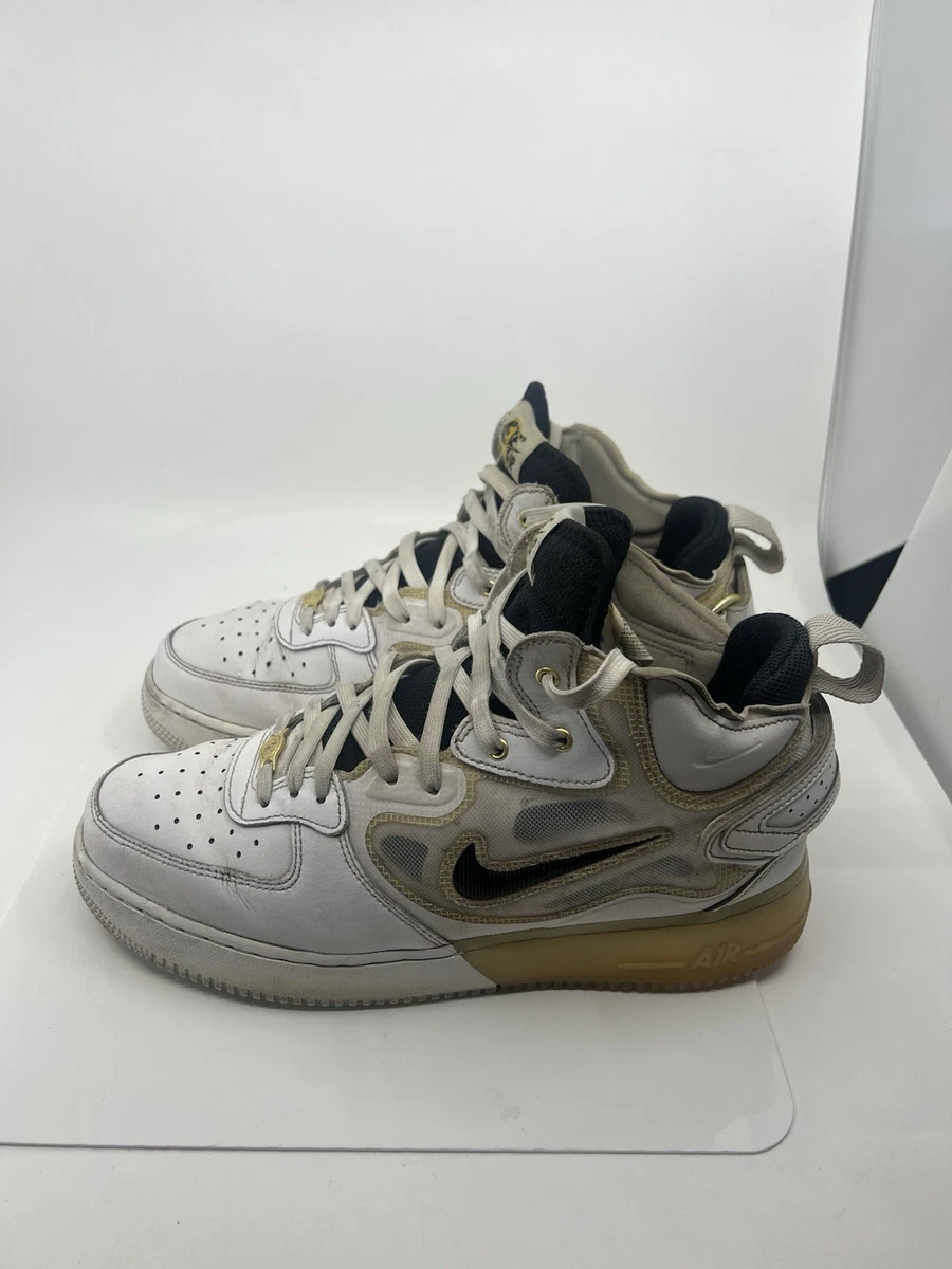 Nike Air Force 1 React Mid 40th Anniversary - White Black for Sale