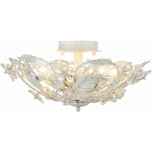 Crystorama 5316-AW Paris Market Semi-Flush Mount Antique White - Picture 5 of 7
