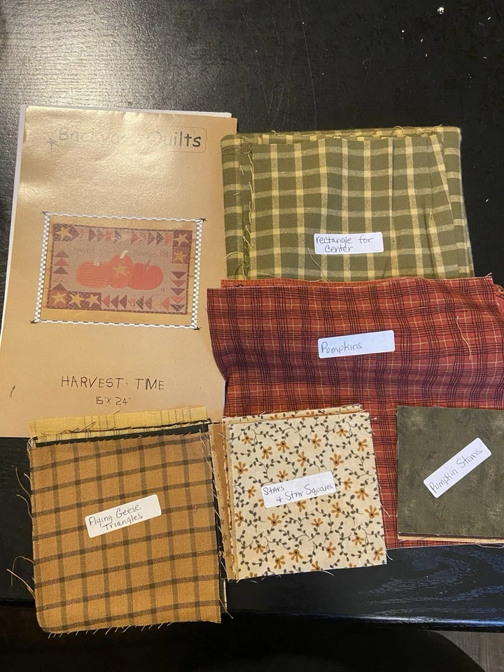 Harvest Time Kit By Backyard quilts. Very early Lisa Bongean Kit 2000 - Image 3 of 4