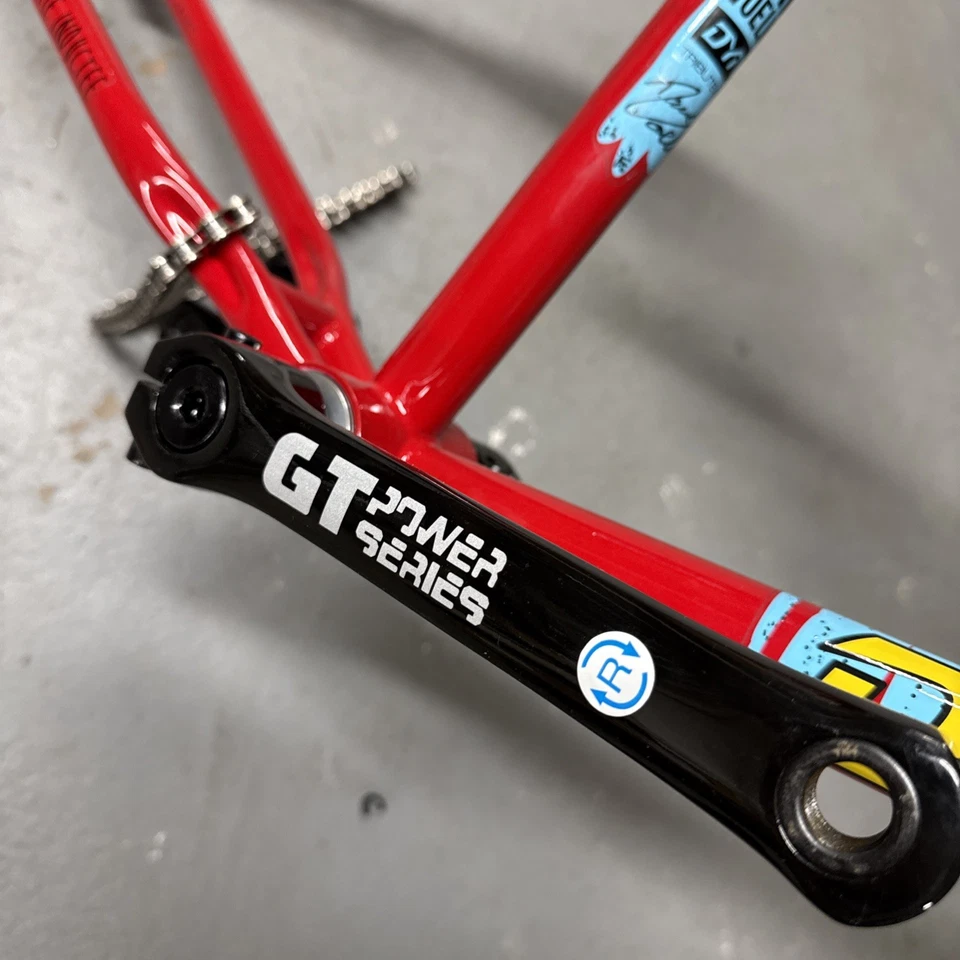 Рама велосипеда GT Dyno Comp Pro BMX красная с рукояткой серии Power - Изображение 3 из 4