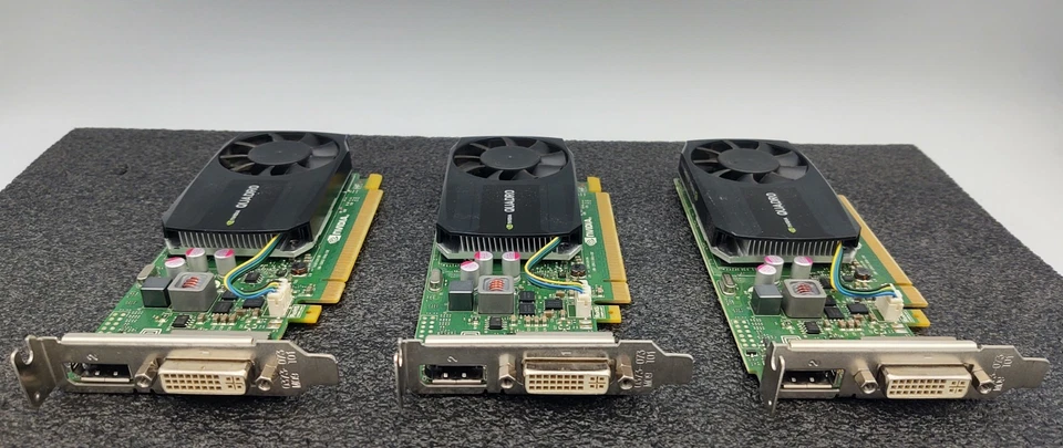 LOTE DE 3 PNY NVIDIA Quadro K620 2GB DDR3 PCIe Tarjeta Gráfica LP - ENVÍO RÁPIDO Foto 2 de 4
