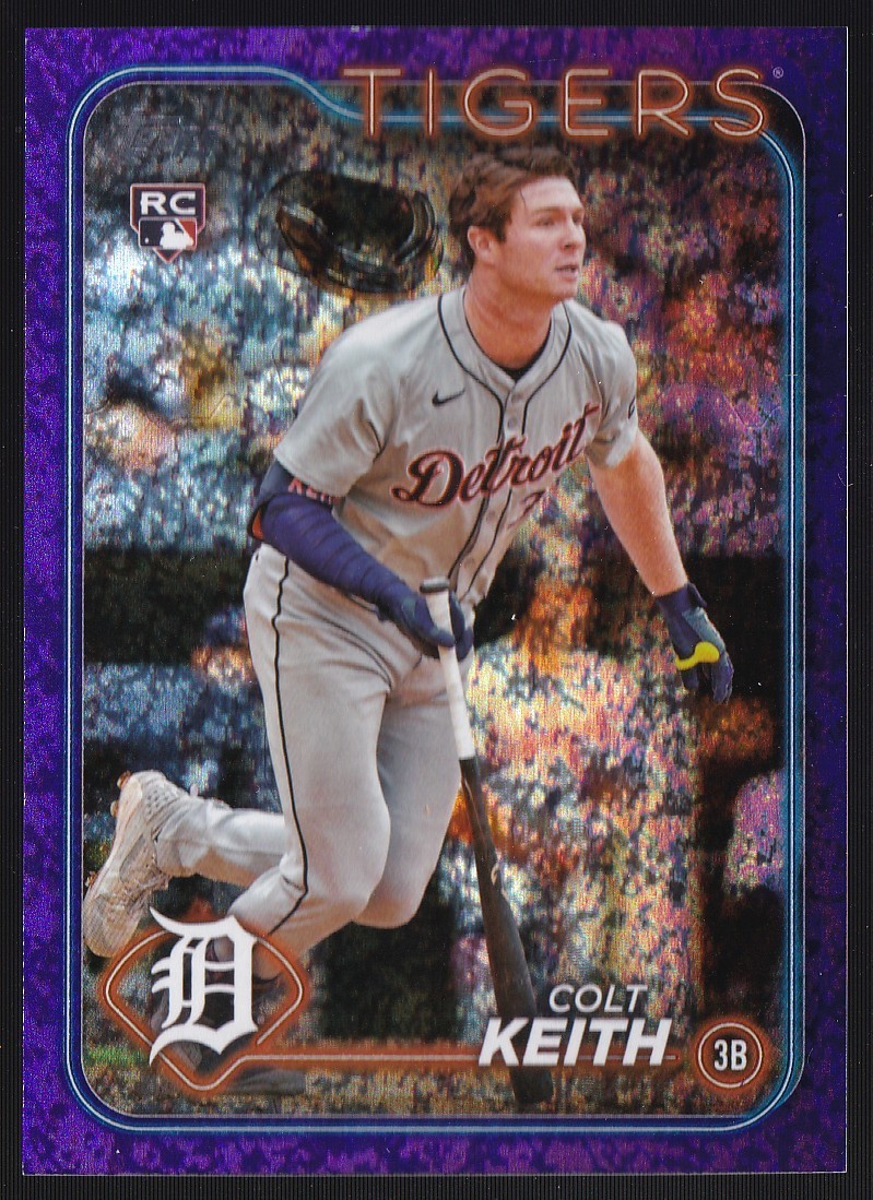 2024 Topps Update Series - Colt Keith #US73 Purple Holo Foilboard /799 (RC)
