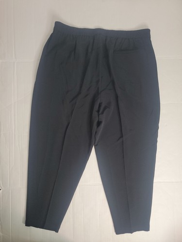 Pantaloni Eileen Fisher donna taglia XL tasche affusolate slip on neri Lagenlook - Foto 8 di 10