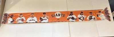 2017 SAN FRANCISCO GIANTS PLAYERS SCARF POSEY BUMGARNER CHECKER SF GIANTS 56 In