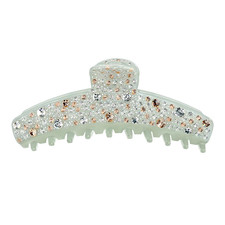 Premium Acetate Hair Clip for Women, Original Hand-Embedded Crystals Hair Claw