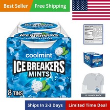 Coolmint Sugar Free Mints Tins, 1.5 oz 8 Count