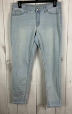 Universal Thread Denim Jeans Women  s Size 10 30R Blue Straight Leg Stretch