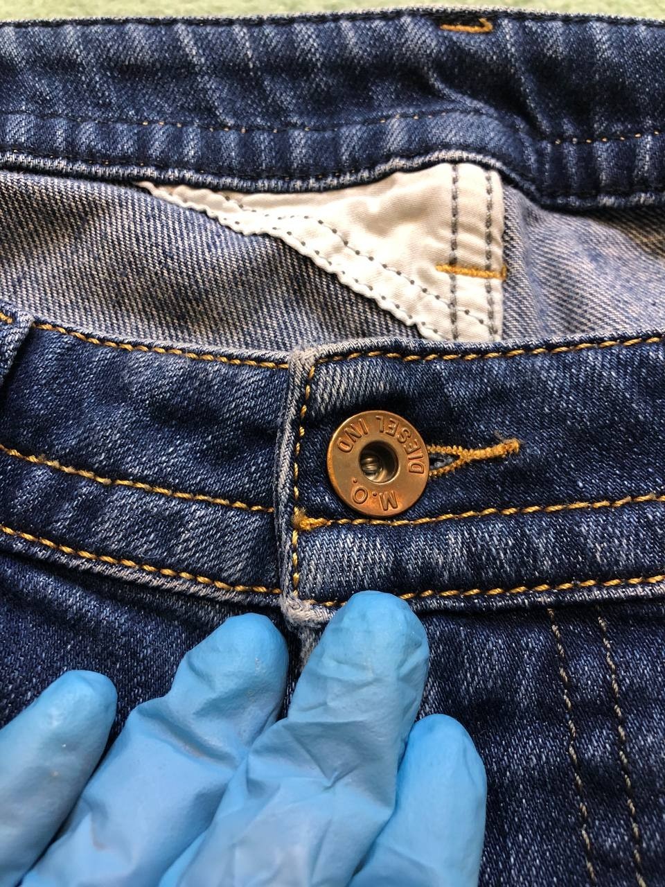 DIESEL Industry Men's Thavar Slim Skinny Jeans Dark Wash W32 L32 thumbnail 10