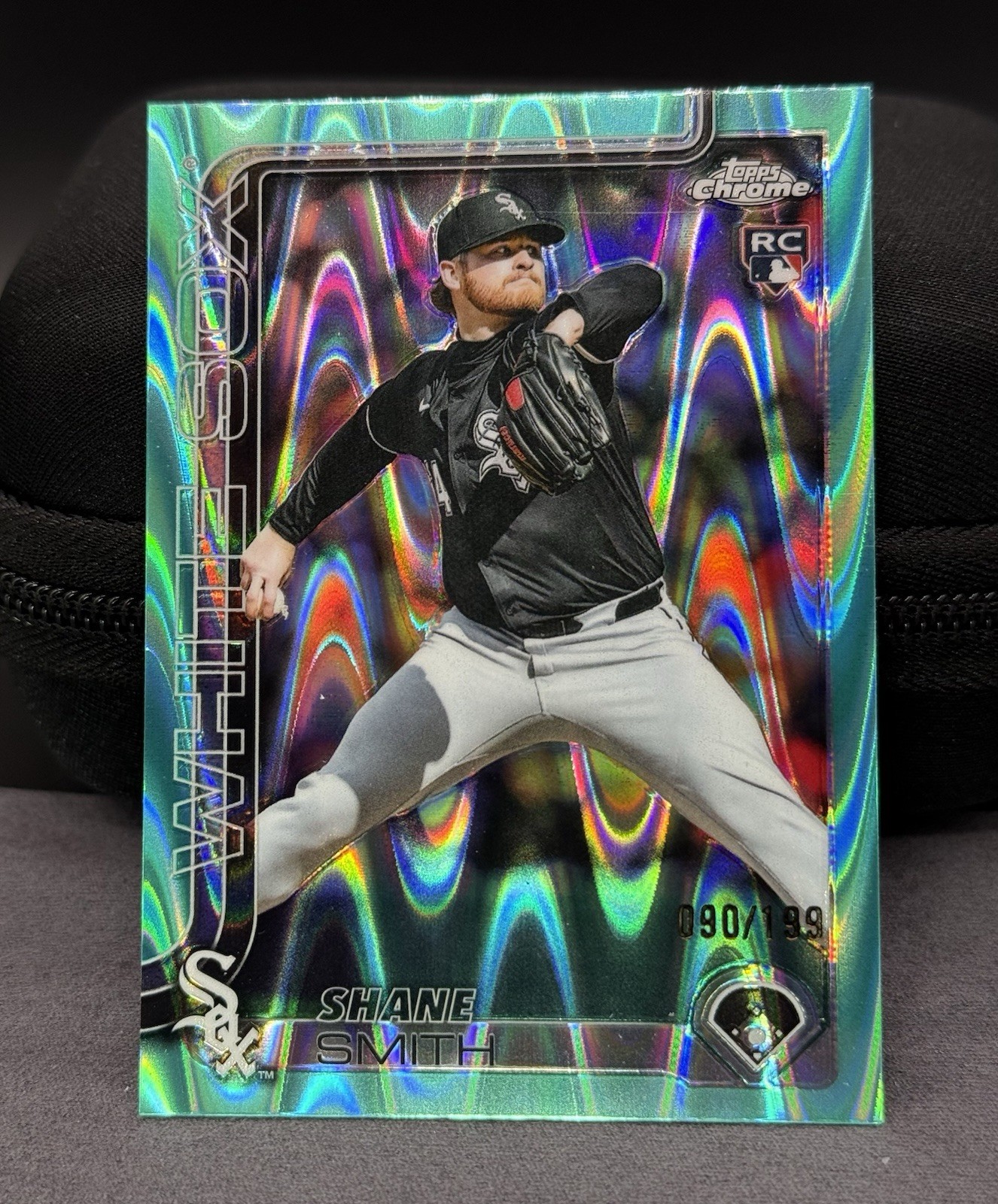 2025 Bowman Chrome - Shane Smith #52 Aqua Raywave Refractor /199 (RC)